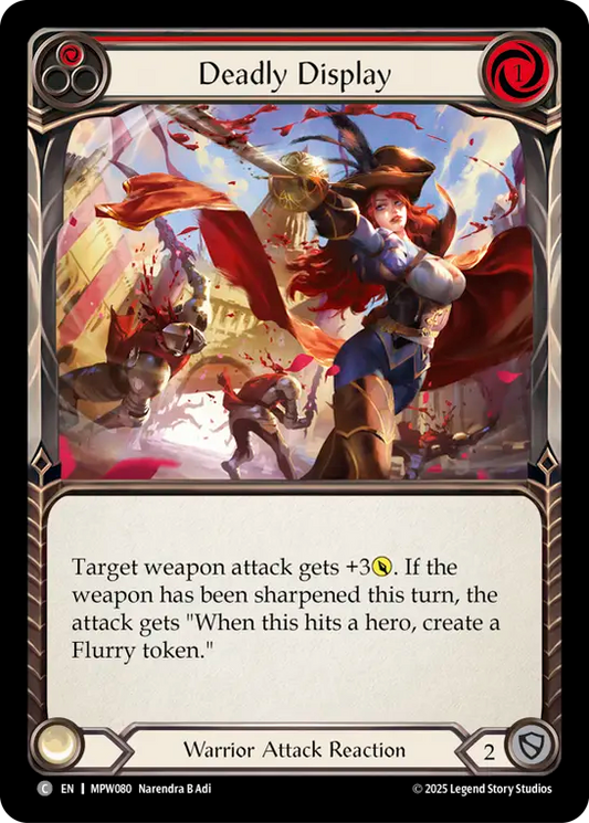 Deadly Display (Red) MPW080 (Mastery Pack Warrior)