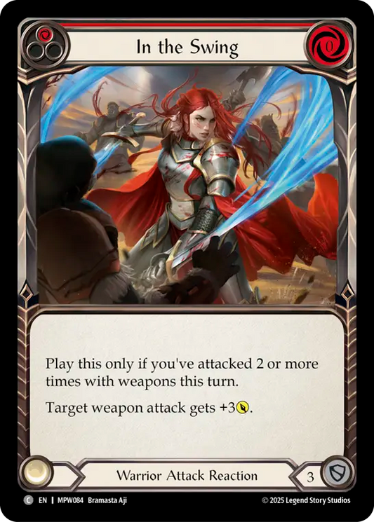 In the Swing (Red) MPW084 (Mastery Pack Warrior)