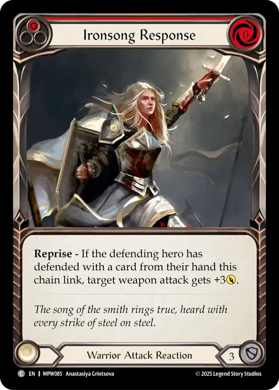 Ironsong Response (Red) MPW085 (Mastery Pack Warrior)