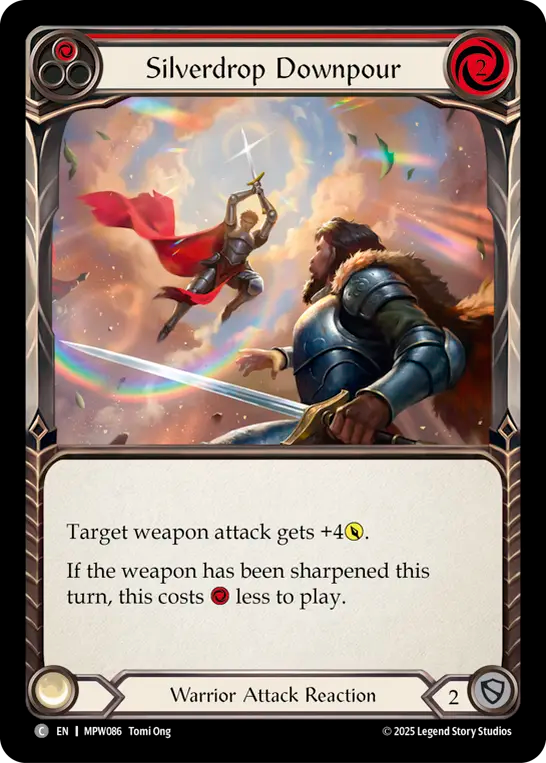 Silverdrop Downpour (Red) MPW086 (Mastery Pack Warrior)