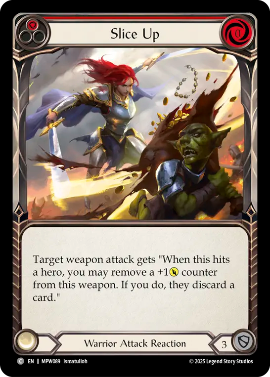 Slice Up (Red) MPW089 (Mastery Pack Warrior)