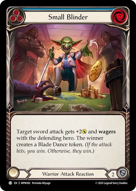 Small Blinder (Blue) MPW092 (Mastery Pack Warrior)