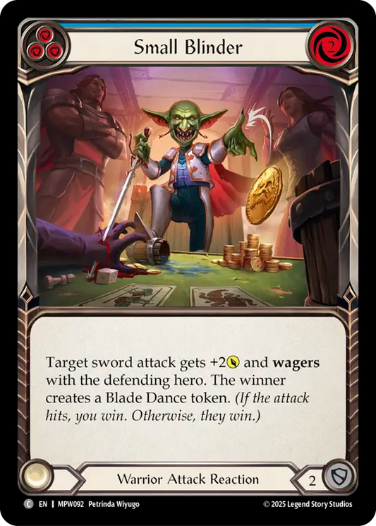 Small Blinder (Blue) MPW092 (Mastery Pack Warrior)