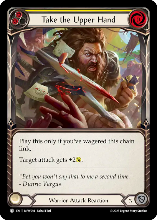 Take the Upper Hand (Yellow) MPW094 (Mastery Pack Warrior)