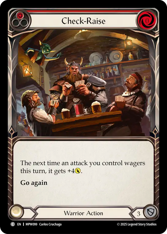 Check-Raise (Red) MPW099 (Mastery Pack Warrior)
