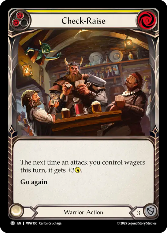 Check-Raise (Yellow) MPW100 (Mastery Pack Warrior)