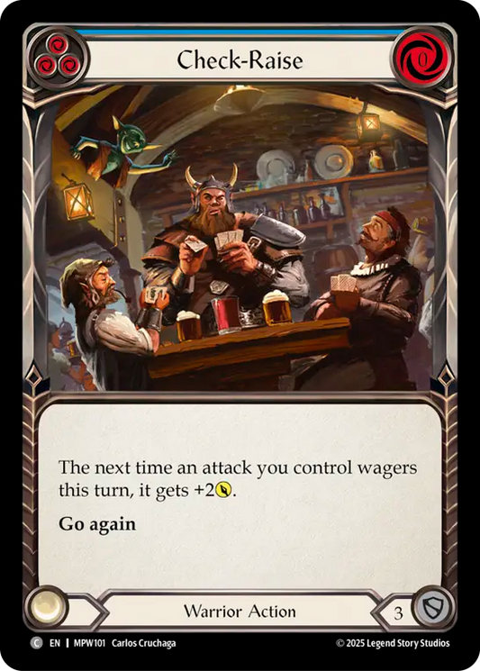 Check-Raise (Blue) MPW101 (Mastery Pack Warrior)