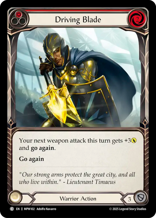 Driving Blade (Red) MPW102 (Mastery Pack Warrior)