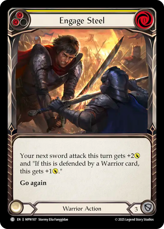 Engage Steel (Yellow) MPW107 (Mastery Pack Warrior)