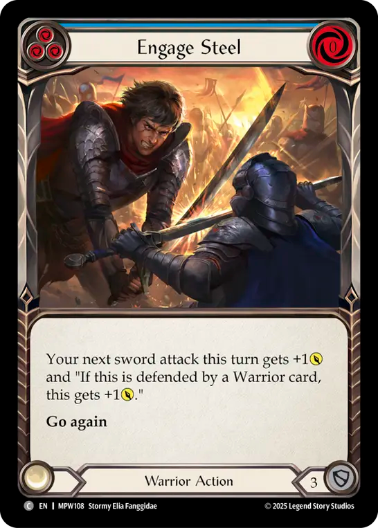 Engage Steel (Blue) MPW108 (Mastery Pack Warrior)