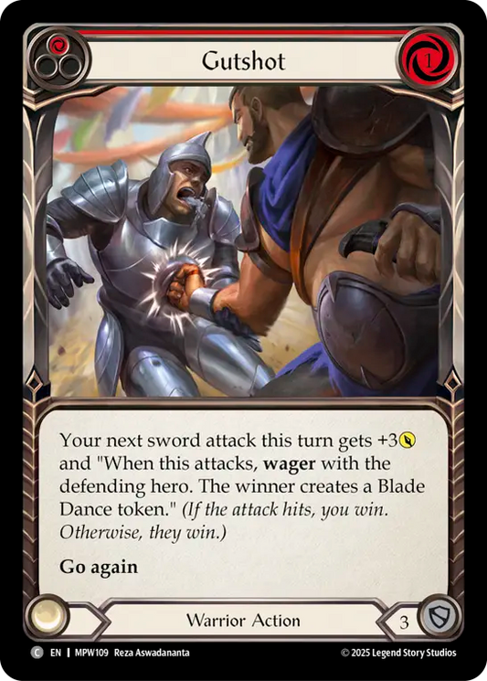 Gutshot (Red) MPW109 (Mastery Pack Warrior)
