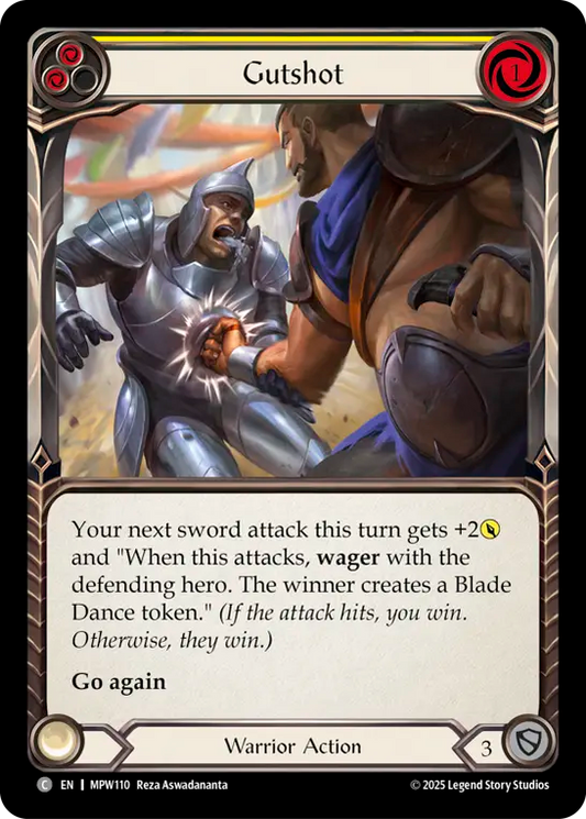 Gutshot (Yellow) MPW110 (Mastery Pack Warrior)