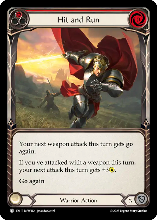 Hit and Run (Red) MPW112 (Mastery Pack Warrior)