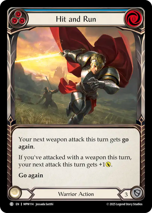 Hit and Run (Blue) MPW114 (Mastery Pack Warrior)