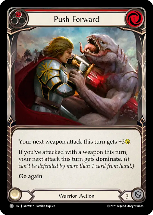 Push Forward (Red) MPW117 (Mastery Pack Warrior)