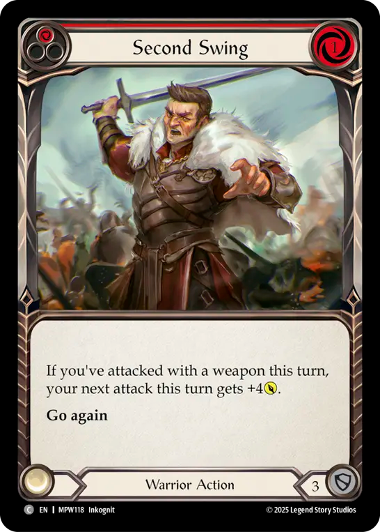 Second Swing (Red) MPW118 (Mastery Pack Warrior)