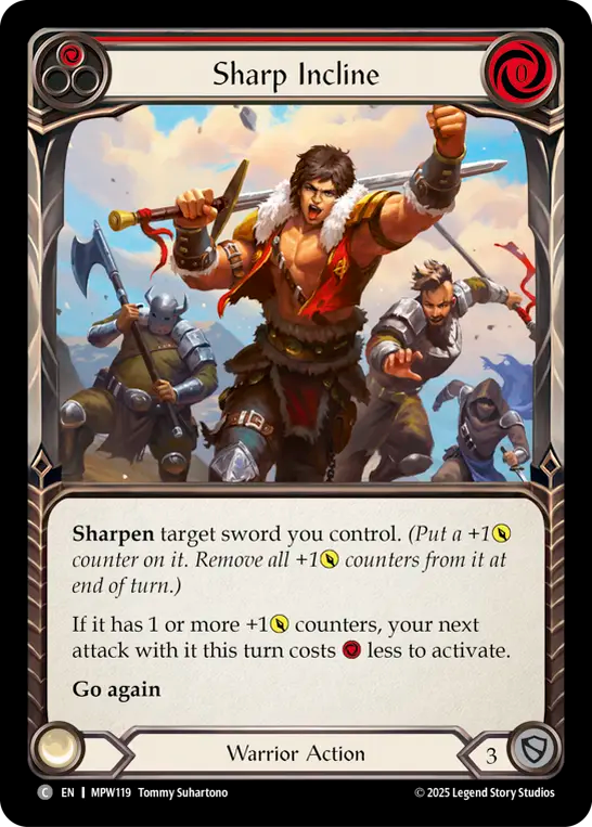 Sharp Incline (Red) MPW119 (Mastery Pack Warrior)