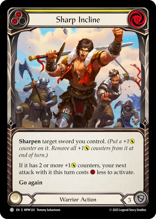 Sharp Incline (Yellow) MPW120 (Mastery Pack Warrior)