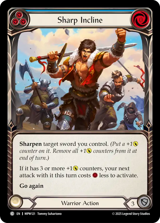 Sharp Incline (Blue) MPW121 (Mastery Pack Warrior)
