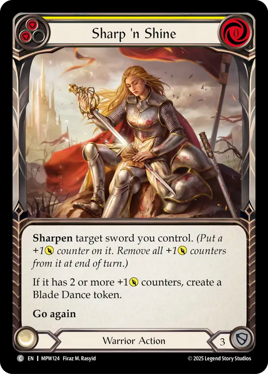 Sharp 'n Shine (Yellow) MPW124 (Mastery Pack Warrior)