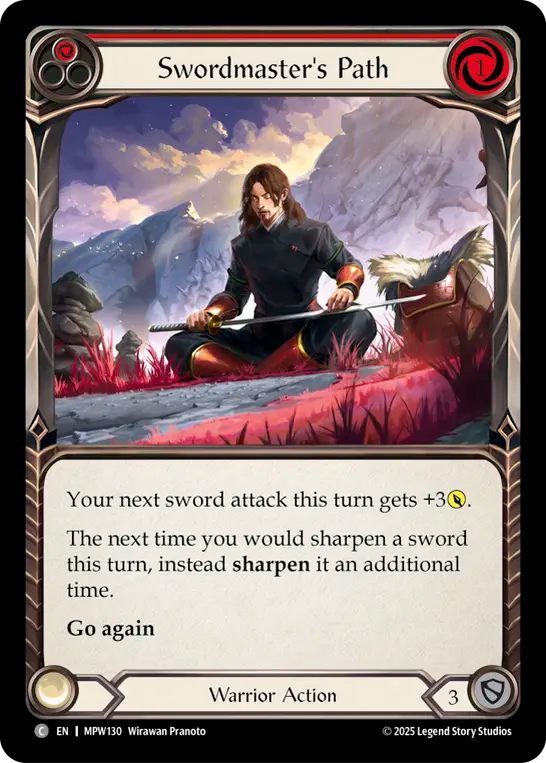 Swordmaster's Path (Red) MPW130 (Mastery Pack Warrior)
