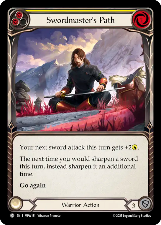Swordmaster's Path (Yellow) MPW131 (Mastery Pack Warrior)