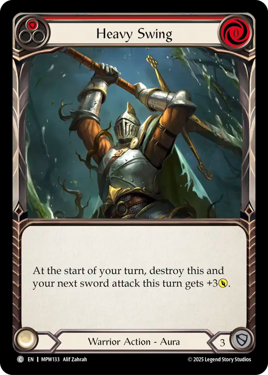Heavy Swing (Red) MPW133 (Mastery Pack Warrior)