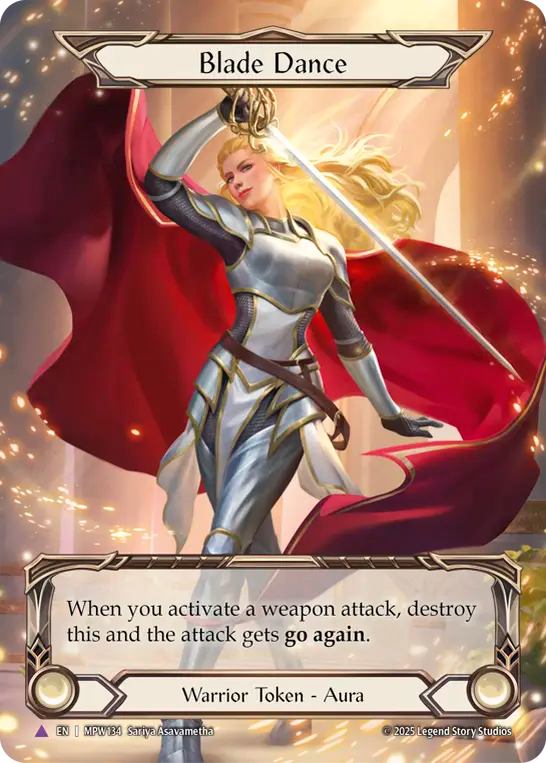 Blade Dance Cold Foil MPW134 (Mastery Pack Warrior)
