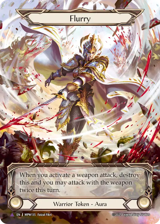 Flurry Cold Foil MPW135 (Mastery Pack Warrior)