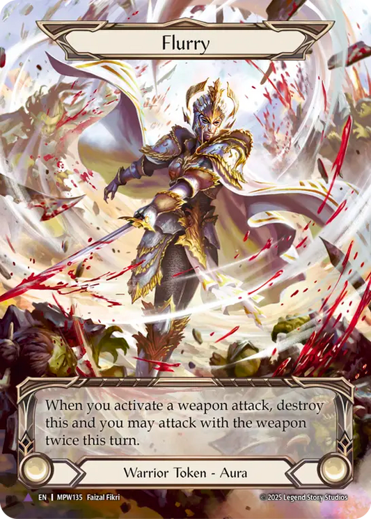 Flurry Cold Foil MPW135 (Mastery Pack Warrior)