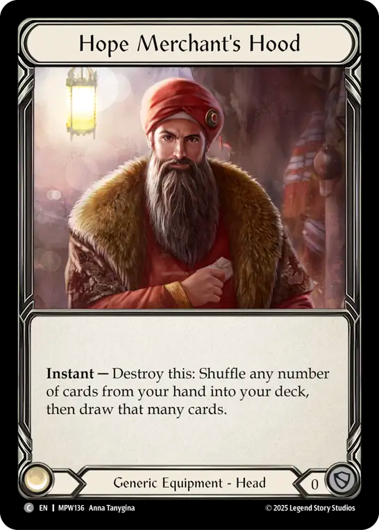 Hope Merchant's Hood MPW136 (Mastery Pack Warrior)