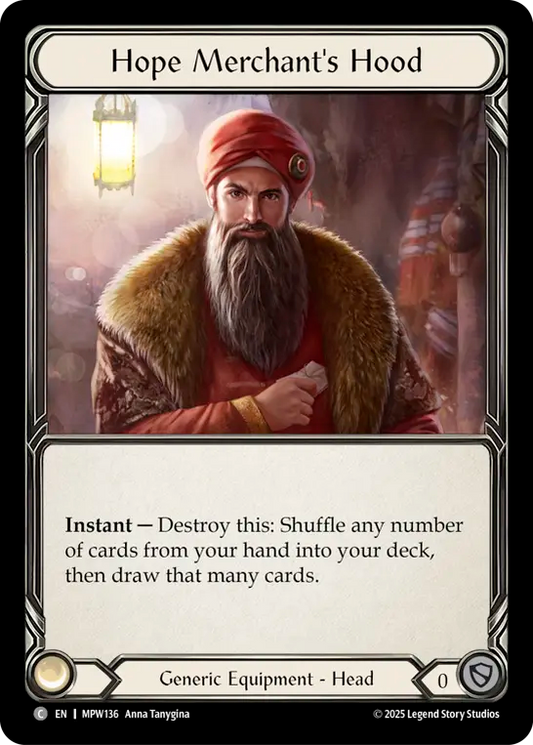 Hope Merchant's Hood MPW136 (Mastery Pack Warrior)
