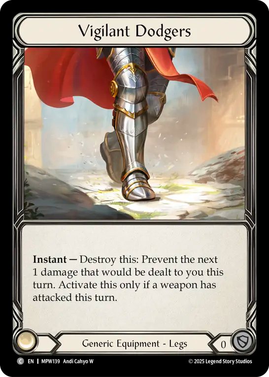 Vigilant Dodgers MPW139 (Mastery Pack Warrior)