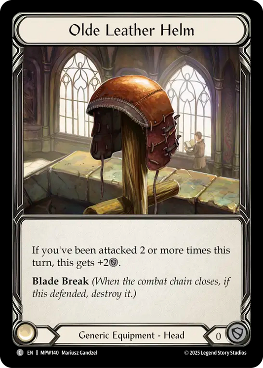 Olde Leather Helm MPW140 (Mastery Pack Warrior)