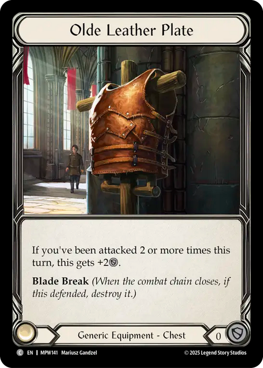 Olde Leather Plate MPW141 (Mastery Pack Warrior)