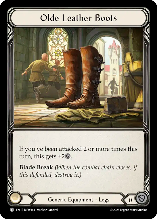 Olde Leather Boots MPW143 (Mastery Pack Warrior)