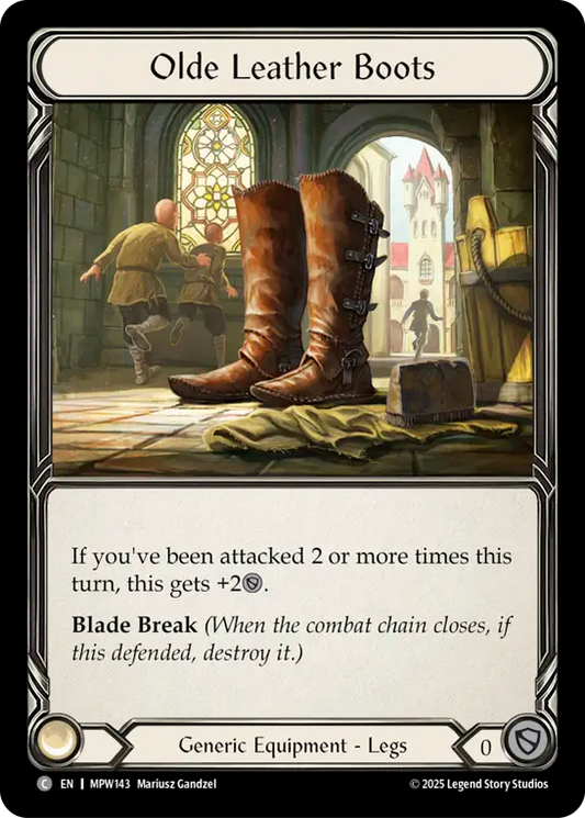 Olde Leather Boots MPW143 (Mastery Pack Warrior)