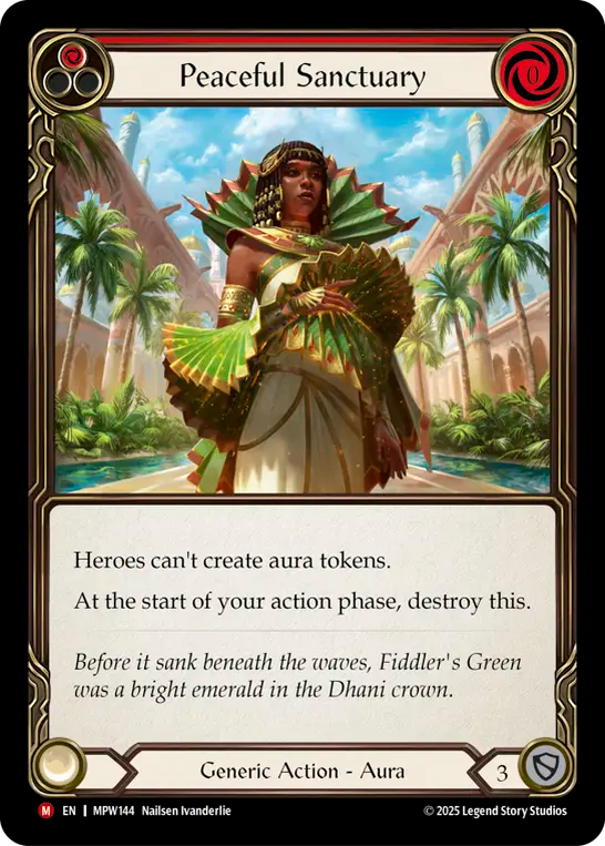 Peaceful Sanctuary (Red) MPW144 (Mastery Pack Warrior)