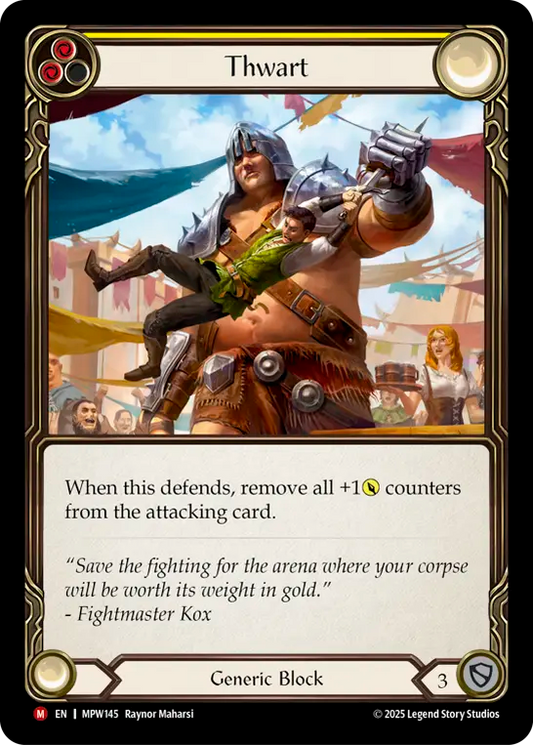 Thwart (Yellow) MPW145 (Mastery Pack Warrior)