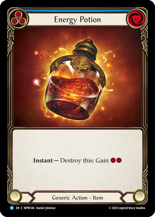 Energy Potion (Blue) MPW146 (Mastery Pack Warrior)