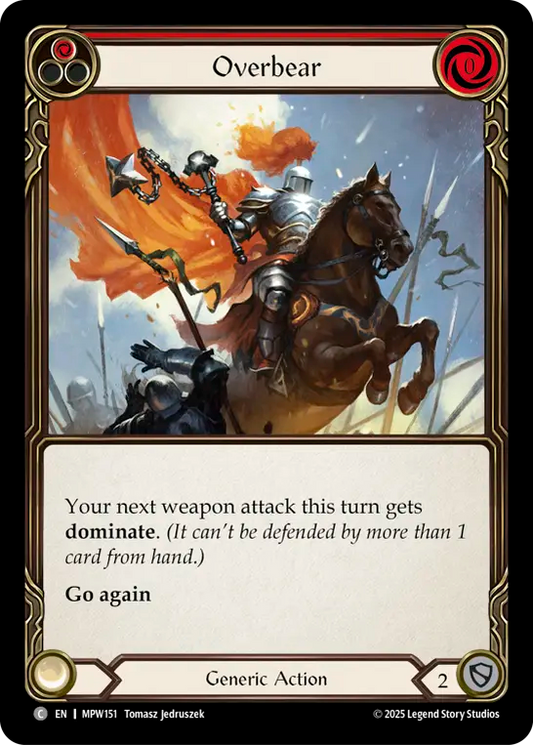 Overbear (Red) MPW151 (Mastery Pack Warrior)