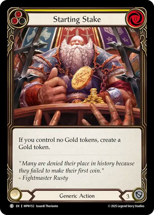Starting Stake (Yellow) MPW152 (Mastery Pack Warrior)
