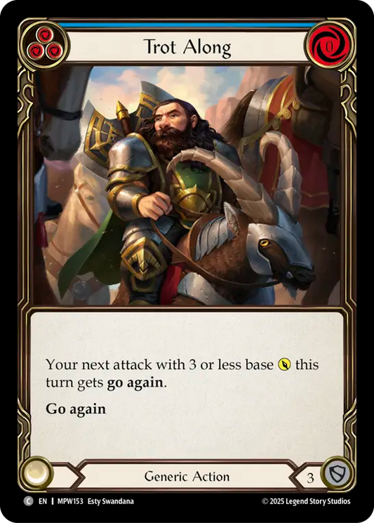 Trot Along (Blue) MPW153 (Mastery Pack Warrior)