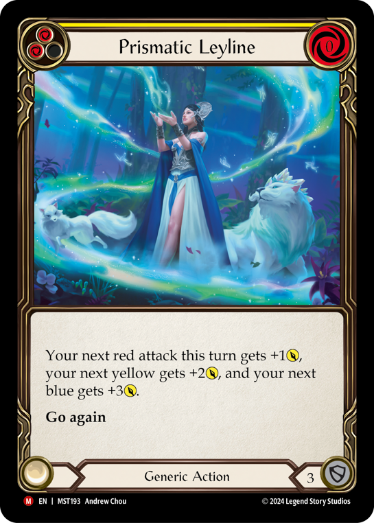 Prismatic Leyline Rainbow Foil (Yellow) MST193 (Part The Mistveil)