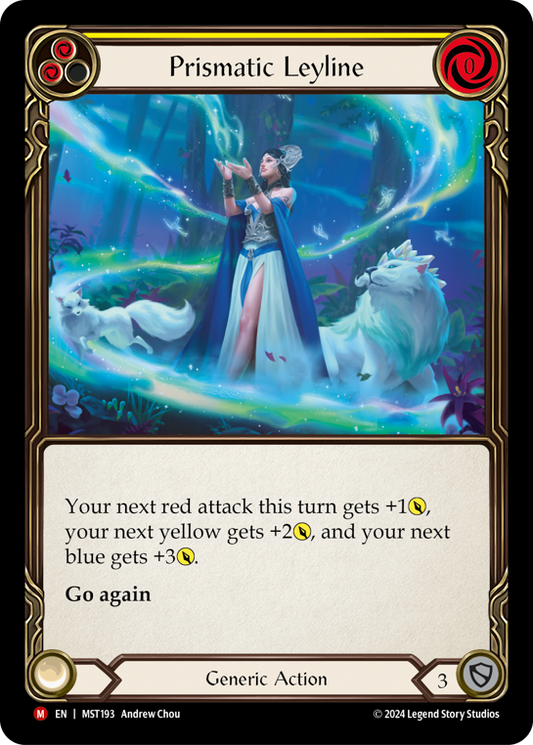 Prismatic Leyline Rainbow Foil (Yellow) MST193 (Part The Mistveil)