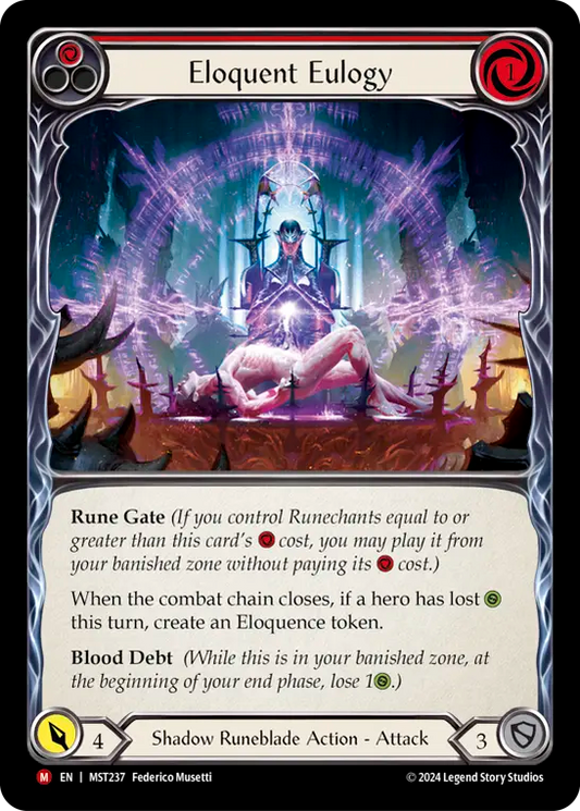 Eloquent Eulogy (Red) MST237 (Part The Mistveil)