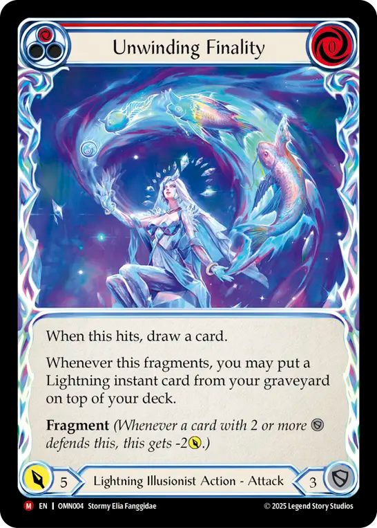 Unwinding Finality (Red) OMN004 (Omens of the Third Age)