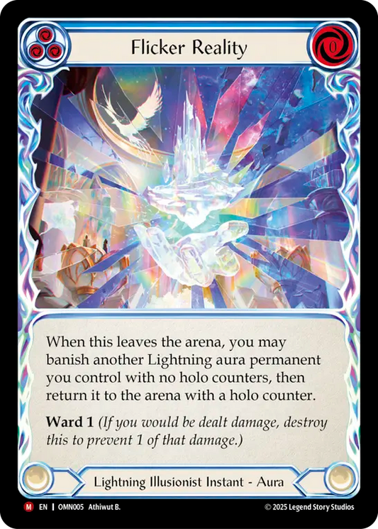 Flicker Reality (Blue) OMN005 (Omens of the Third Age)