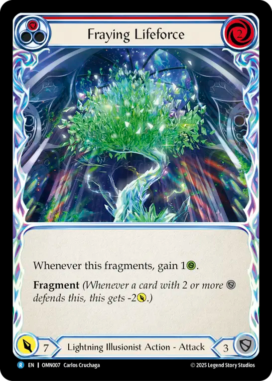 Fraying Lifeforce (Red) OMN007 (Omens of the Third Age)