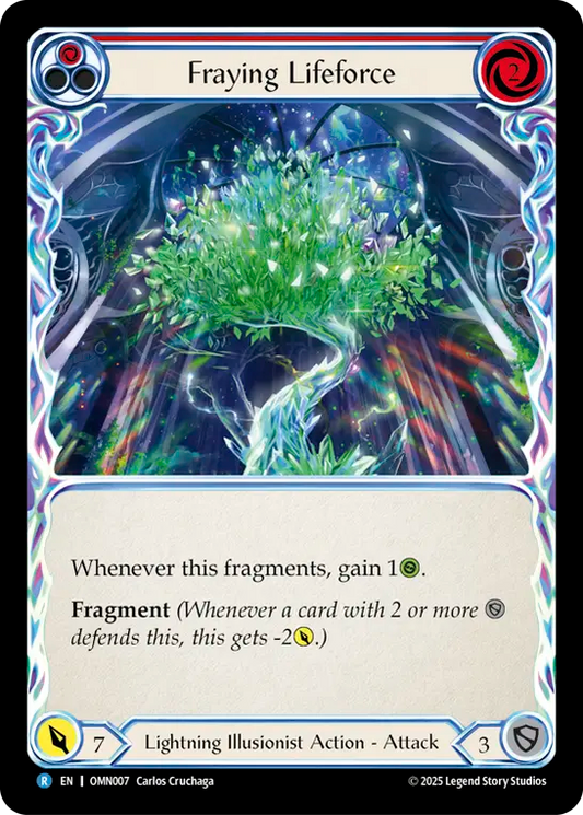 Fraying Lifeforce (Red) OMN007 (Omens of the Third Age)